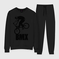 Костюм хлопковый женский BMX 3, цвет: черный