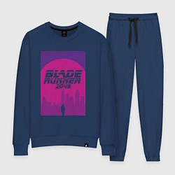 Костюм хлопковый женский Blade Runner 2049: Purple, цвет: тёмно-синий