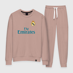 Костюм хлопковый женский Real Madrid: Ronaldo 07, цвет: пыльно-розовый
