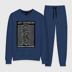 Костюм хлопковый женский Joy Division: Unknown Pleasures, цвет: тёмно-синий