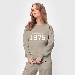 Костюм хлопковый женский Год выпуска 1975, цвет: миндальный — фото 2