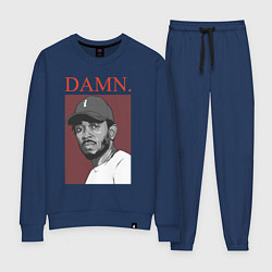 Костюм хлопковый женский Kendrick Lamar: DAMN, цвет: тёмно-синий