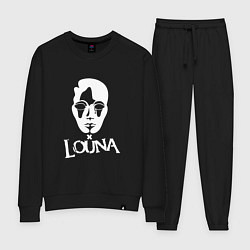 Костюм хлопковый женский Louna: Behind a Mask, цвет: черный