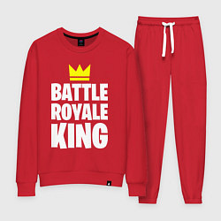 Костюм хлопковый женский Battle Royale King, цвет: красный