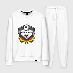 Костюм хлопковый женский Germany League, цвет: белый