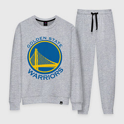 Костюм хлопковый женский Golden state Warriors, цвет: меланж