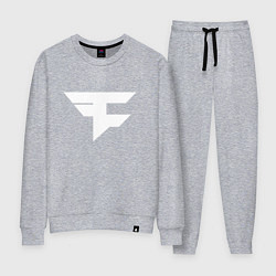 Костюм хлопковый женский FAZE Symbol, цвет: меланж