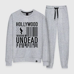 Костюм хлопковый женский Hollywood Undead: flag, цвет: меланж