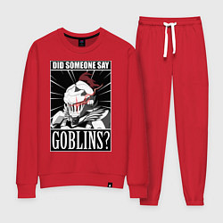 Костюм хлопковый женский Убийца гоблинов 9, цвет: красный