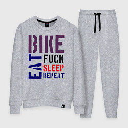 Женский костюм Bike eat sleep repeat