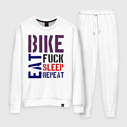 Женский костюм Bike eat sleep repeat