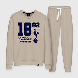 Костюм хлопковый женский FC Tottenham 1882, цвет: миндальный