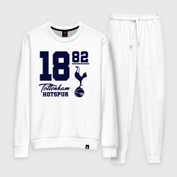 Костюм хлопковый женский FC Tottenham 1882, цвет: белый