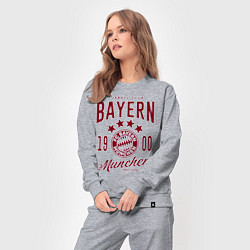 Костюм хлопковый женский Bayern Munchen 1900, цвет: меланж — фото 2