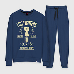 Костюм хлопковый женский Foo Fighters: Patience & Grace, цвет: тёмно-синий