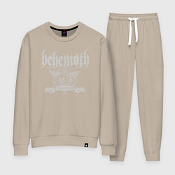 Костюм хлопковый женский Behemoth: The Satanist, цвет: миндальный