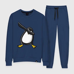 Костюм хлопковый женский DAB Pinguin, цвет: тёмно-синий