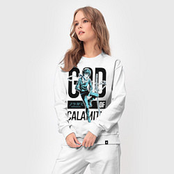 Костюм хлопковый женский God of Calamity, цвет: белый — фото 2