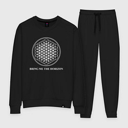 Костюм хлопковый женский BRING ME THE HORIZON, цвет: черный