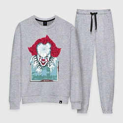 Костюм хлопковый женский Pennywise, цвет: меланж