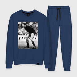 Костюм хлопковый женский Лев Яшин, цвет: тёмно-синий