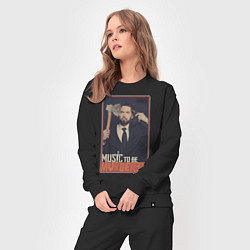 Костюм хлопковый женский Eminem, цвет: черный — фото 2