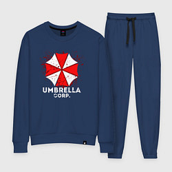 Костюм хлопковый женский UMBRELLA CORP, цвет: тёмно-синий