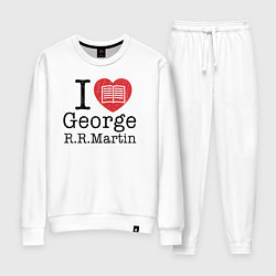 Костюм хлопковый женский I Love George Martin, цвет: белый