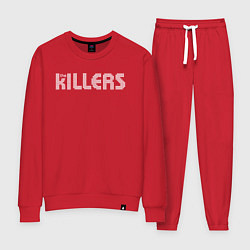 Костюм хлопковый женский The Killers, цвет: красный
