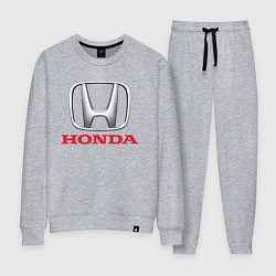 Костюм хлопковый женский HONDA, цвет: меланж