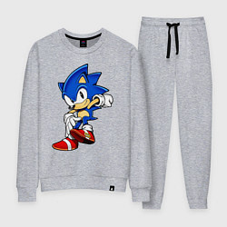 Костюм хлопковый женский SONIC, цвет: меланж