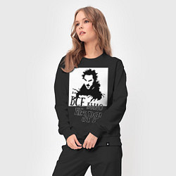 Костюм хлопковый женский Все было не зря, цвет: черный — фото 2