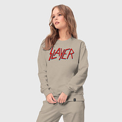 Костюм хлопковый женский Slayer 27, цвет: миндальный — фото 2