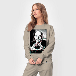 Костюм хлопковый женский Ленин Oko, цвет: миндальный — фото 2