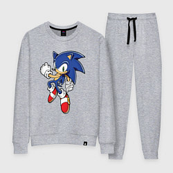 Костюм хлопковый женский Соник, цвет: меланж