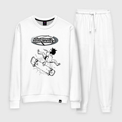 Костюм хлопковый женский Tony Hawks Pro Skater, цвет: белый