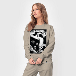 Костюм хлопковый женский Scorpions, цвет: миндальный — фото 2