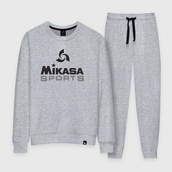 Костюм хлопковый женский MIKASA SPORTS, цвет: меланж