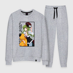 Костюм хлопковый женский C C Код Гиас, цвет: меланж