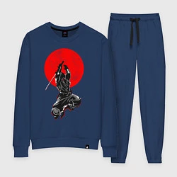 Костюм хлопковый женский Samurai, цвет: тёмно-синий