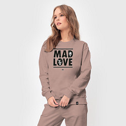 Костюм хлопковый женский Mad love, цвет: пыльно-розовый — фото 2