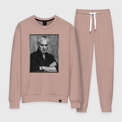 Костюм хлопковый женский Валерий Меладзе, цвет: пыльно-розовый