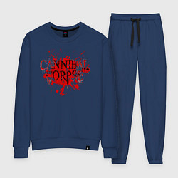 Костюм хлопковый женский Cannibal Corpse, цвет: тёмно-синий