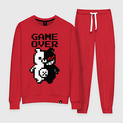 Костюм хлопковый женский MONOKUMA GAME OVER, цвет: красный