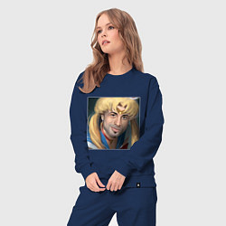 Костюм хлопковый женский Сейлор Мун, цвет: тёмно-синий — фото 2