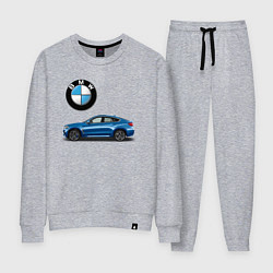 Костюм хлопковый женский BMW X6, цвет: меланж