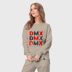 Костюм хлопковый женский DMX R I P, цвет: миндальный — фото 2