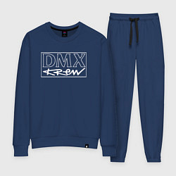 Костюм хлопковый женский DMX Logo Z, цвет: тёмно-синий