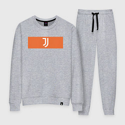 Костюм хлопковый женский Juventus Tee Cut & Sew 2021, цвет: меланж
