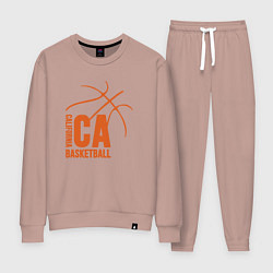 Костюм хлопковый женский California Basket, цвет: пыльно-розовый